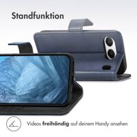 imoshion Luxuriöse Klapphülle OnePlus Nord 4 - Dunkelblau