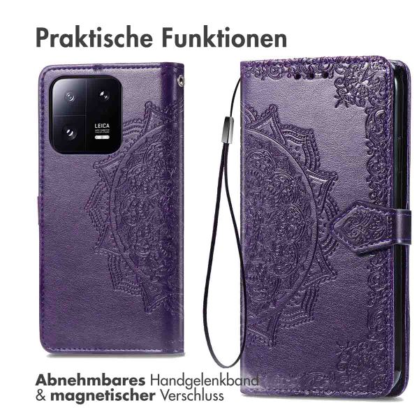 imoshion Mandala Klapphülle Xiaomi 13 Pro - Violett