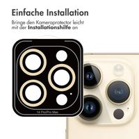 imoshion ﻿2er-Pack Objektivschutz für Kamera für das Apple iPhone 14 Pro / 14 Pro Max - Gold