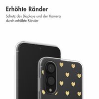 imoshion Design Hülle Samsung Galaxy S25 Edge - Golden Hearts