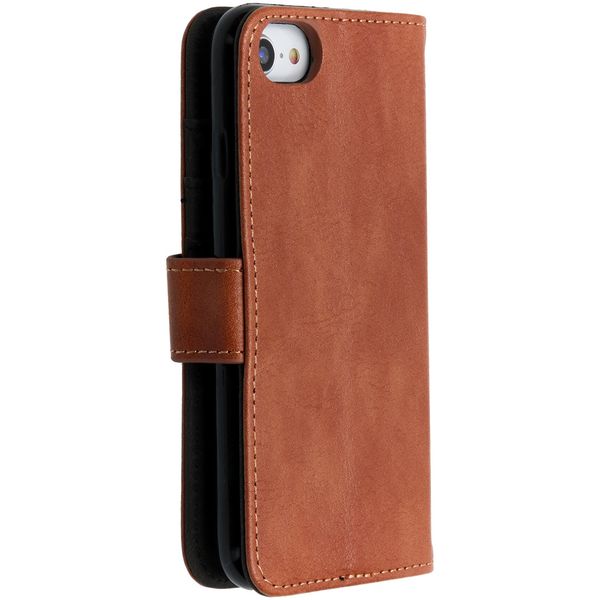 imoshion Luxuriöse Klapphülle Apple iPhone SE (2022 / 2020) / 8 / 7 / 6(s) - Braun