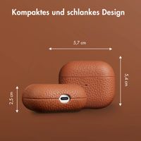 Accezz Echtes Leder Case Apple AirPods 3 - Cognac