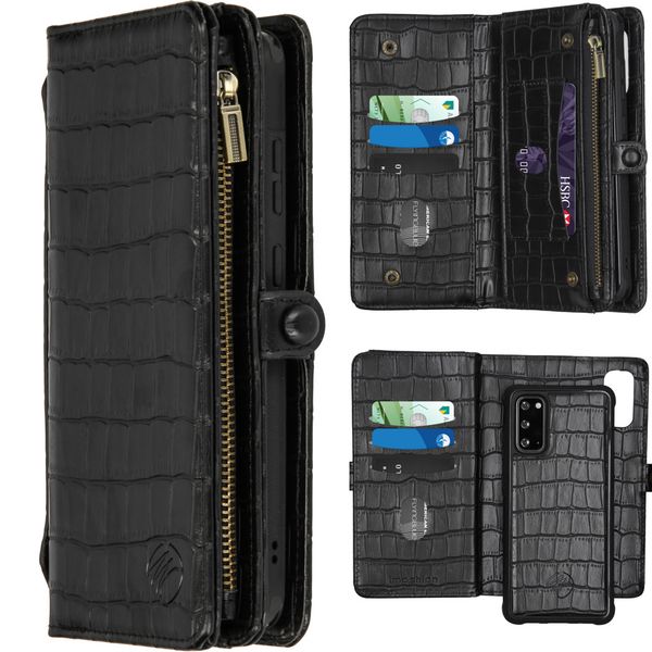 imoshion 2-1 Wallet Klapphülle für das Samsung Galaxy S20 - Crocodile