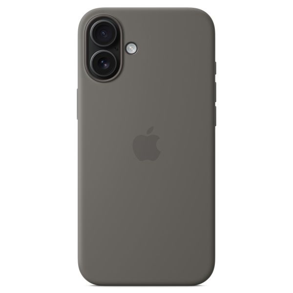 Apple Silikon-Case MagSafe für das iPhone 16 Plus - Stone Gray