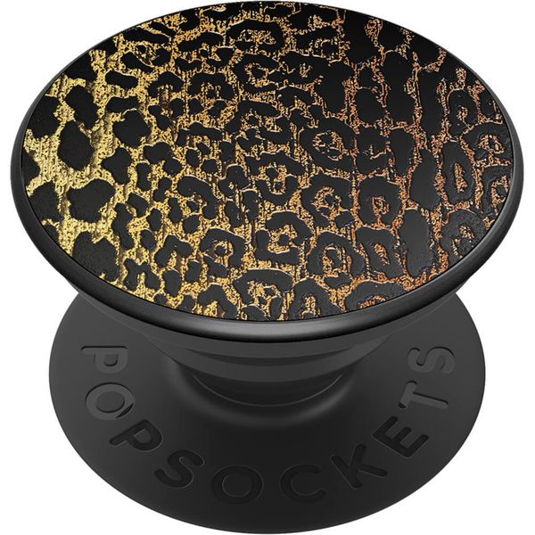 PopSockets Luxe PopGrip - Embossed Metal Leopard