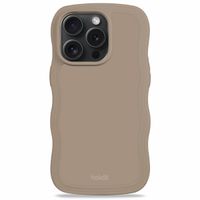 Holdit Wavy Case für das iPhone 15 Pro Max - Mocha Brown