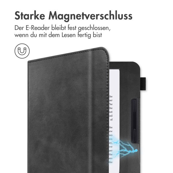 imoshion Klapphülle Sleepcover mit strap und stand Kobo Libra H2O - Schwarz