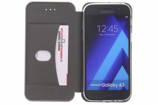 Schlankes Klapphülle Schwarz Samsung Galaxy A3 (2017)