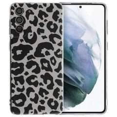imoshion Design Hülle Samsung Galaxy S21 Plus - Leopard Transparent