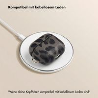 Selencia Sabi Hülle Panthermuster  Apple Airpods 3 - Midnight Black