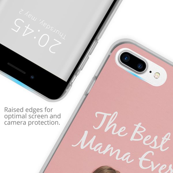 Gestalte deine eigene Apple iPhone 8 Plus / 7 Plus Gel Hülle - Transparent