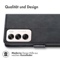 imoshion Luxuriöse Klapphülle Oppo Reno 12 - Schwarz