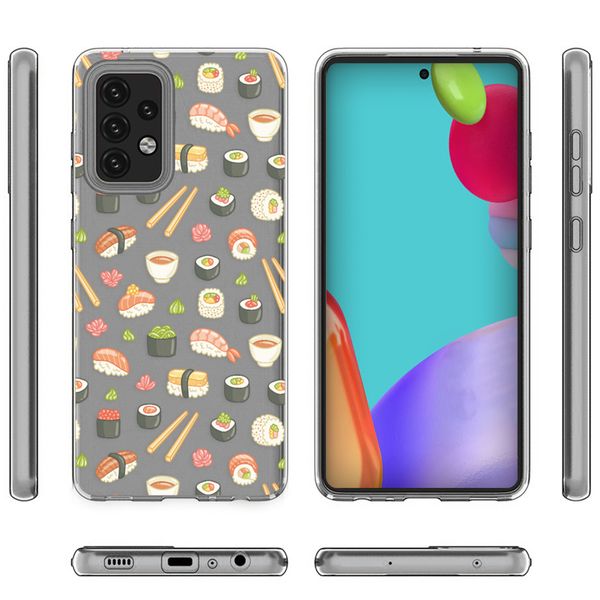 imoshion Design Hülle für das Samsung Galaxy A52(s) (5G/4G) - Allover fastfood