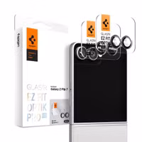 Spigen GLAStR EZ Fit Optik Pro Kameraschutz 2er-Pack für Samsung Galaxy Z Flip 7 - Schwarz