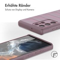 imoshion EasyGrip Back Cover für das Samsung Galaxy S22 Ultra - Violett