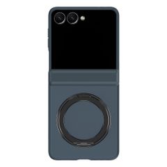 Accezz Color Backcover mit MagSafe und Ringständer Samsung Galaxy Z Flip 8 - Dunkelblau