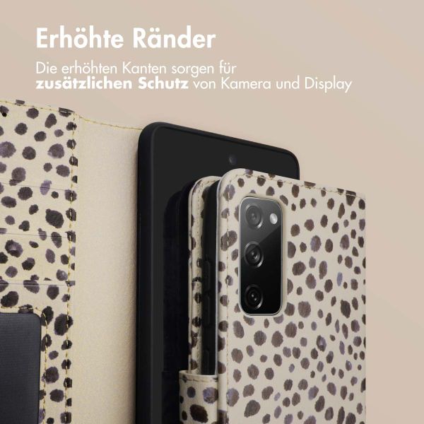 imoshion Design Klapphülle Samsung Galaxy S20 FE - Black And White Dots