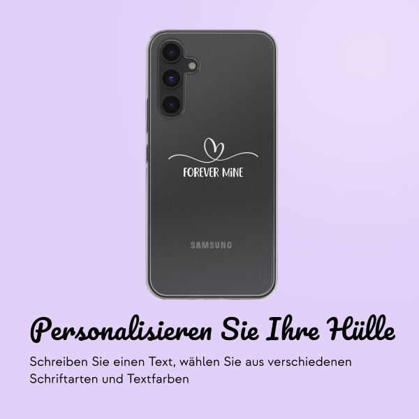 Hülle mit eigenem Foto und/oder Text Samsung Galaxy A54 (5G) - Sierlijk hartje