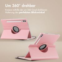 imoshion 360° drehbare Klapphülle Samsung Galaxy Tab S10 Plus / Tab S9 FE Plus / Tab S9 Plus - Rosa