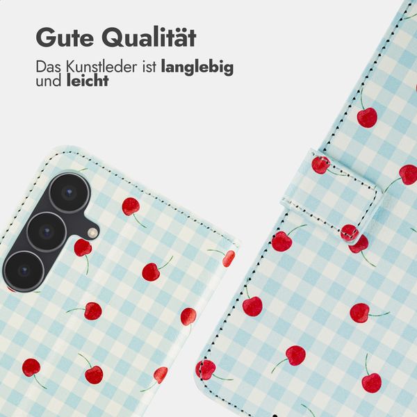 imoshion Design Klapphülle Samsung Galaxy S26 FE - Cherry Check