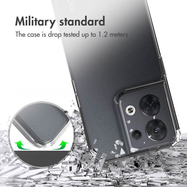 Accezz Xtreme Impact Case Oppo Reno 8 5G - Transparent
