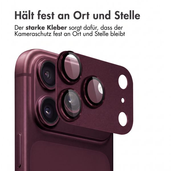 imoshion Kameraschutz Glas 2er-Pack Apple iPhone 18 Pro / 17 Pro - Plum