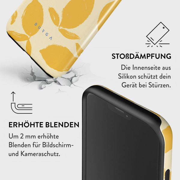 Burga Tough Back Cover für das iPhone 12 (Pro) - Lemon Tart