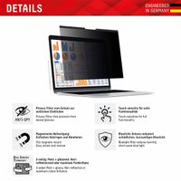 Displex Privacy Safe magnetische Bildschirmschutz für MacBook Air 13.6 Zoll (2022) / Air 13.6 Zoll (2024) M3 chip - A2681 / A3113