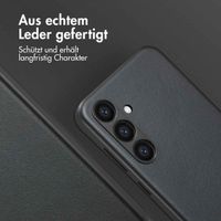 Accezz MagSafe Leather Backcover Samsung Galaxy S24 Plus - Onyx Black