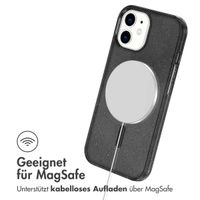 imoshion Sparkle Back Cover mit MagSafe für das Apple iPhone 12 (Pro) - Glitzer Schwarz