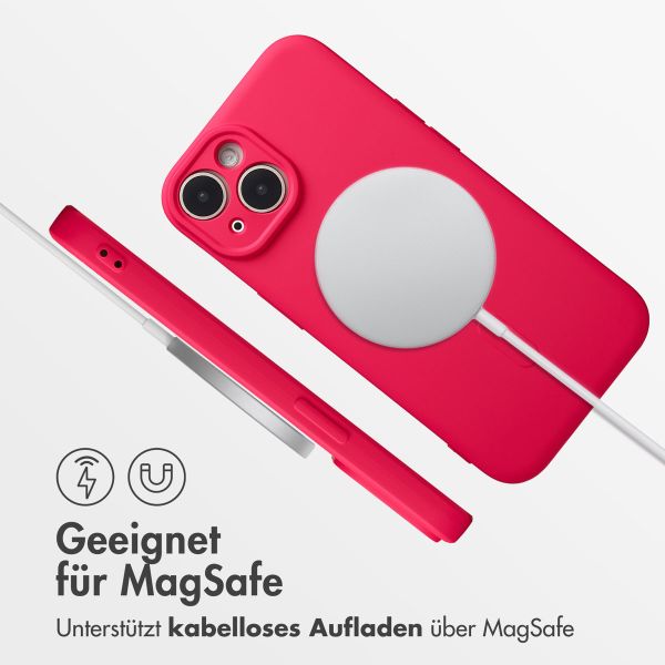 imoshion Color Back Cover mit MagSafe Apple iPhone 15 - Neon Pink