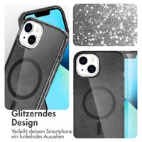 imoshion Sparkle Back Cover mit MagSafe Apple iPhone 14 - Glitter Schwarz