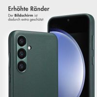 Accezz 2-in-1 Klapphülle aus Leder mit MagSafe für das Samsung Galaxy S23 FE - Cedar Green