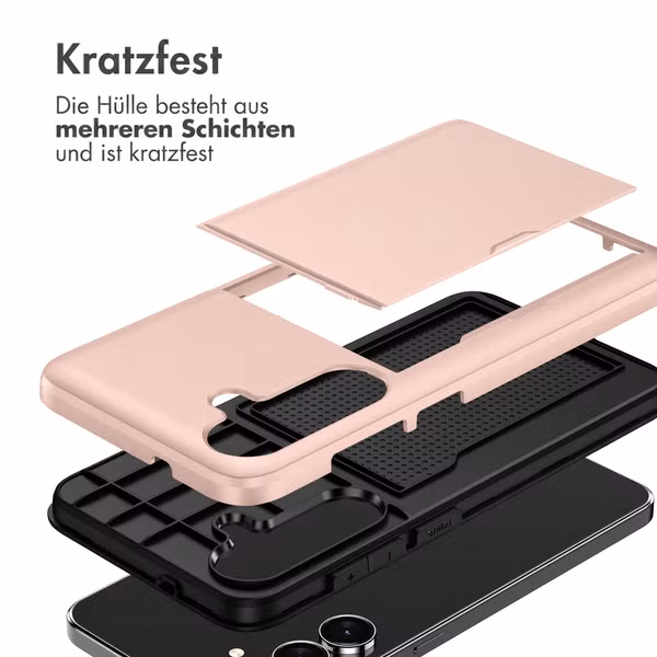 imoshion Backcover mit Kartenfach Samsung Galaxy S26 FE - Rose Gold