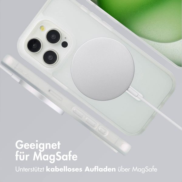 imoshion Color Guard Back Cover mit MagSafe für das iPhone 15 Pro - Weiß