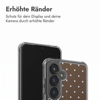 imoshion Design Hülle Samsung Galaxy S24 - Polka Dot Bruin