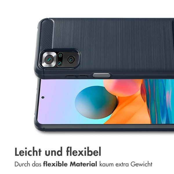 imoshion Brushed Back Cover Xiaomi Redmi Note 10 (5G) - Dunkelblau