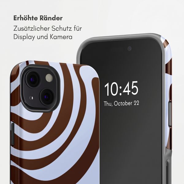 Selencia Vivid Back Cover Apple iPhone 13 - Dream Swirl Chocolate