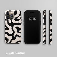 Selencia Vivid Back Cover Apple iPhone 15 Pro Max - Art Wave Black