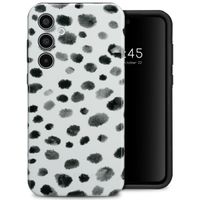 Selencia Vivid Tough Back Cover für das Samsung Galaxy A35  - Trendy Leopard