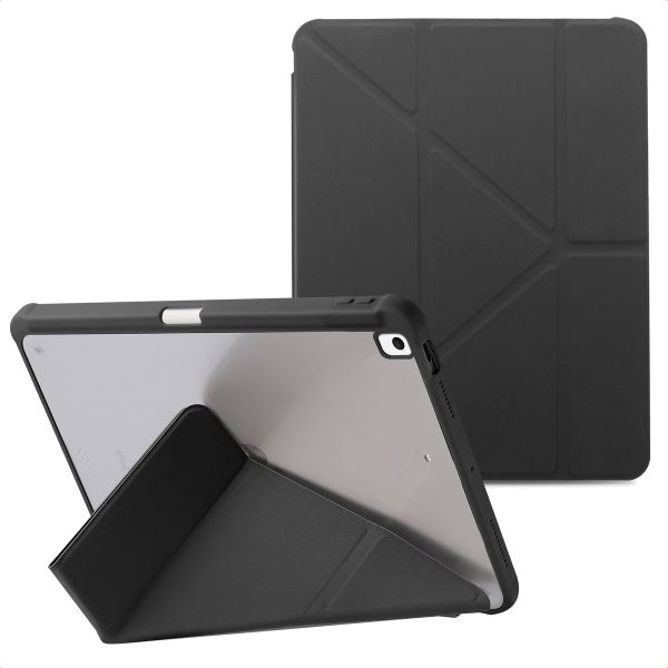 imoshion Origami Klapphülle iPad 9 (2021) 10.2 Zoll / iPad 8 (2020) 10.2 Zoll / iPad 7 (2019) 10.2 Zoll - Schwarz