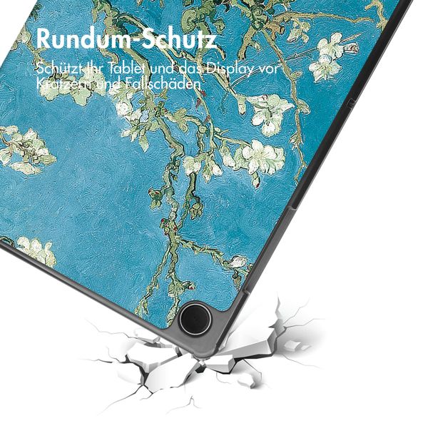 imoshion Design Trifold Klaphülle Samsung Galaxy Tab A11 Plus - Green Plant