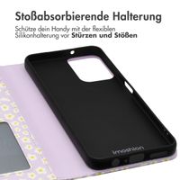 imoshion Design Klapphülle Motorola Moto G34 - White Daisy