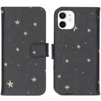 imoshion Design TPU Klapphülle Apple iPhone 12 Mini - Stars Gold