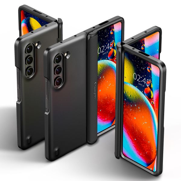 Spigen Slim Armor Pro Back Cover für das Samsung Galaxy Z Fold 5 - Schwarz