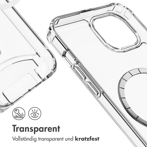 imoshion MagSafe Hülle mit abnehmbarem Band für das iPhone 15 - Transparent