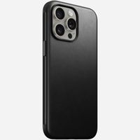 Nomad Modern Leather Case für das iPhone 15 Pro Max - Schwarz