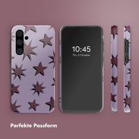 Selencia Vivid Back Cover Samsung Galaxy A55 - Stars Plum Lilac