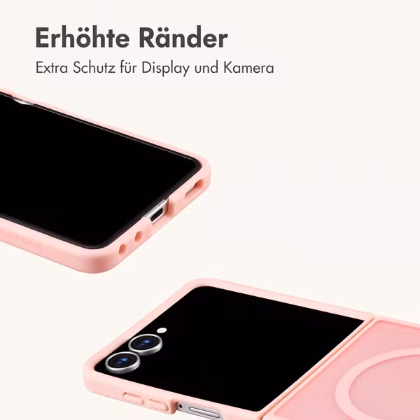 imoshion Color Guard Back Cover mit MagSafe Samsung Galaxy Z Flip 8 - Hellrosa