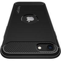 Spigen Rugged Armor Case für iPhone SE (2022 / 2020) - Schwarz